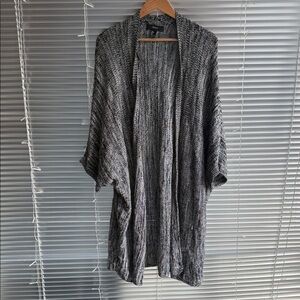 Forever 21 Black and White Knit Cardigan